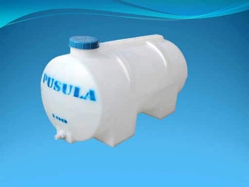 PUSULA 100L Su Deposu Yatay-Beyaz