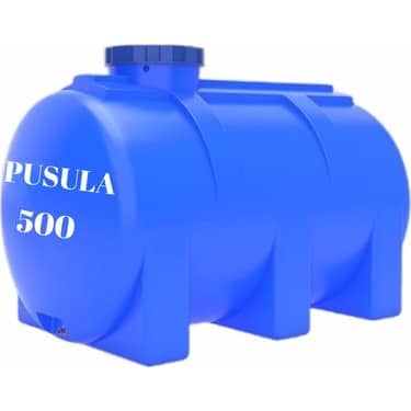 PUSULA 500L Su Deposu Yatay-Mavi