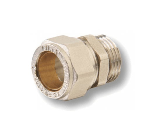 Fırat 1/2 15mm Radyatör Vana-Metal Boru Bağlantı Rakoru