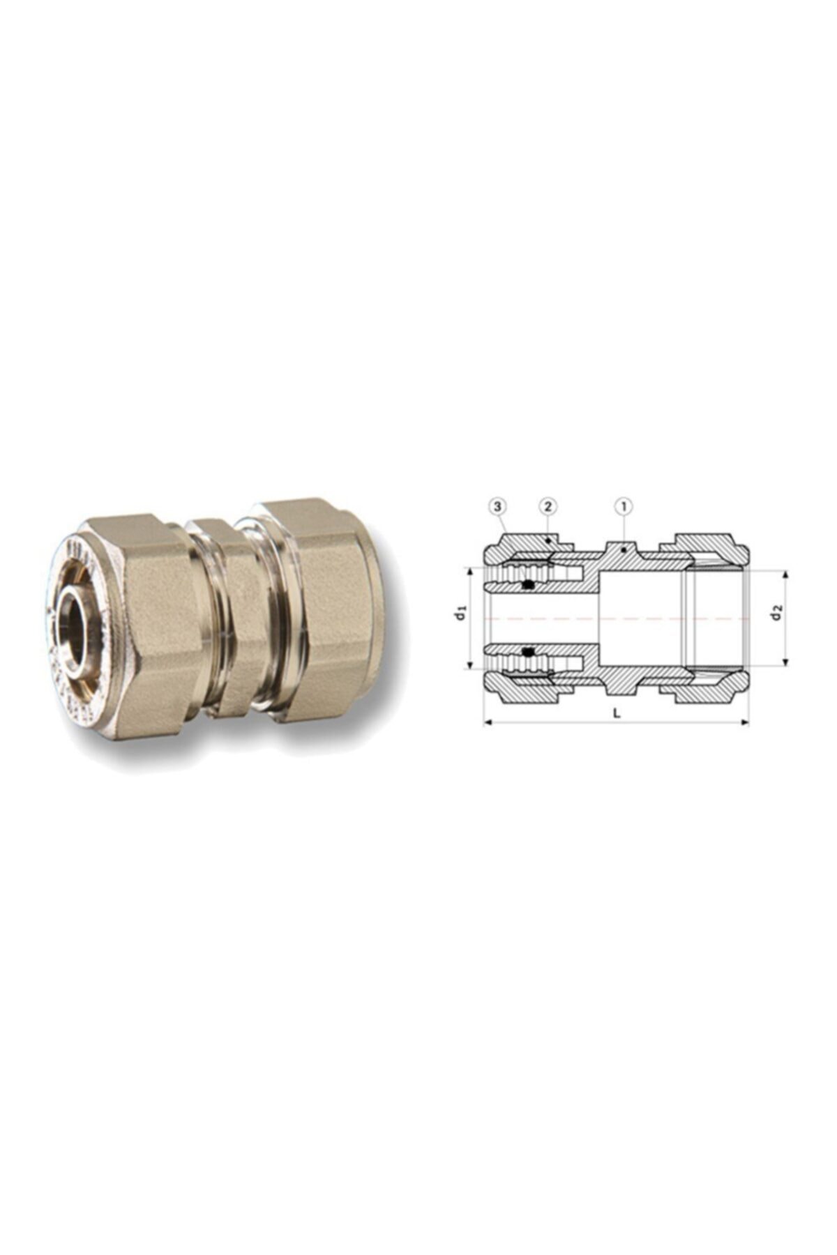 Fırat 16mm PE-RT Bağlantı Manşonu