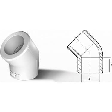 Fırat Dirsek (45°) 63mm