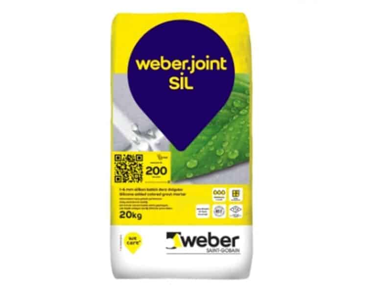 Weber Joint Siyah Silikonlu Derz Dolgu 20 Kg