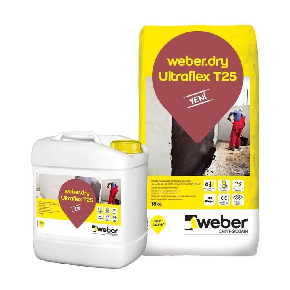 Weber Dry Ultraflex T-25 (15 kg sıvı+ 15 kg toz)