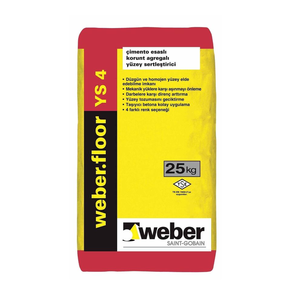 Weber Floor YS 4 Gri Yüzey Sertleştirici