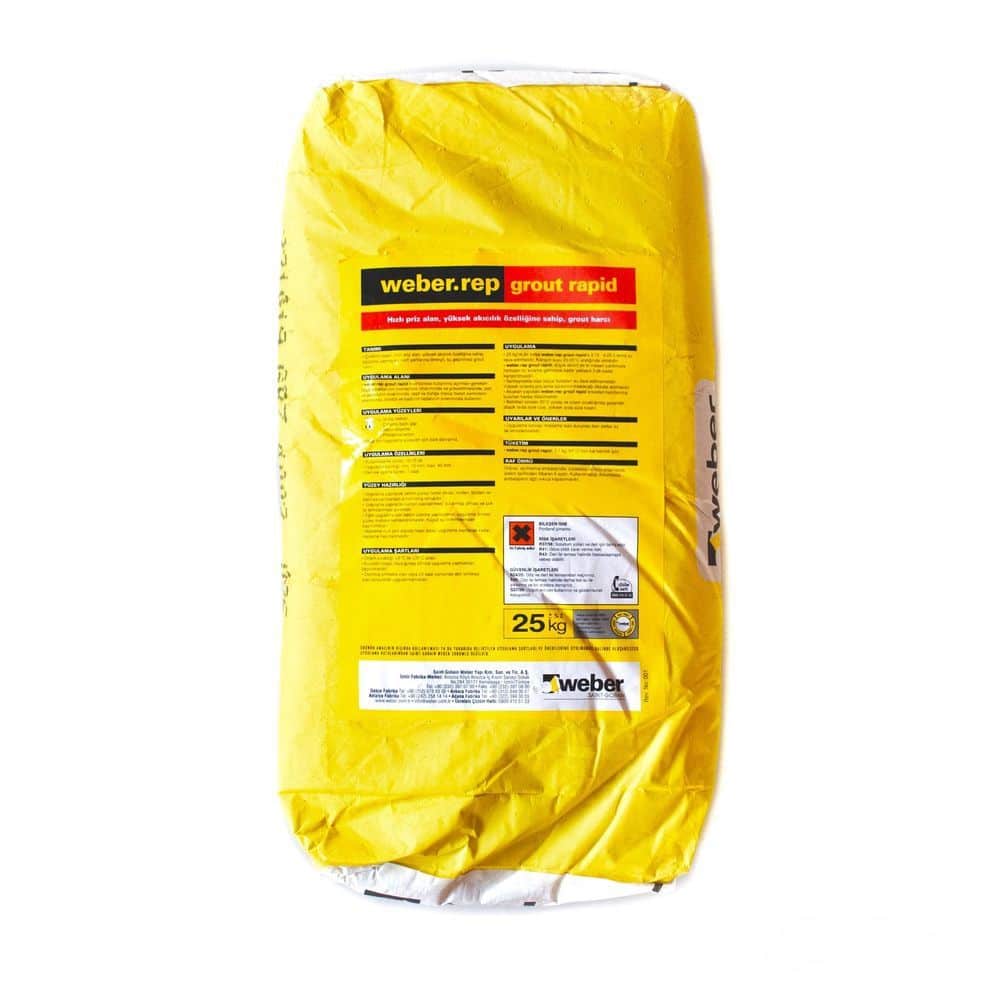 Weber Rep Grout Rapid 25 kg Hızlı Donan Grout