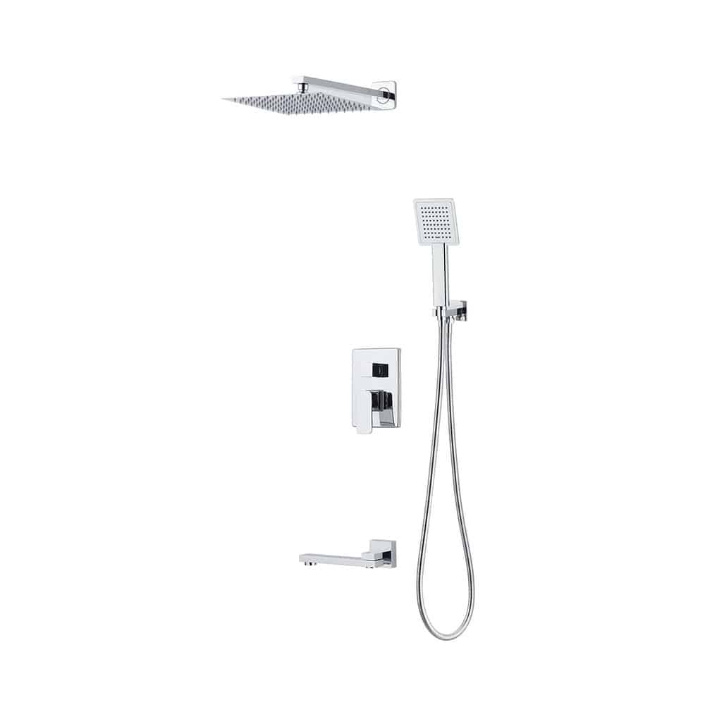 Gms Kare Üç Yönlü Ankastre Banyo Bataryası