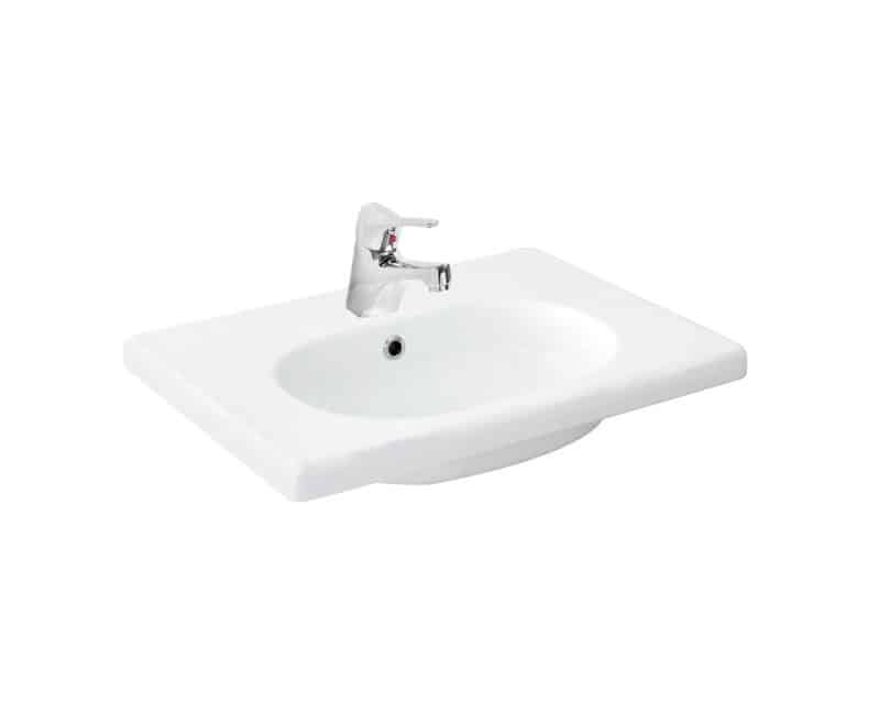 Güral Vit Rem Etajerli Lavabo(45x60)