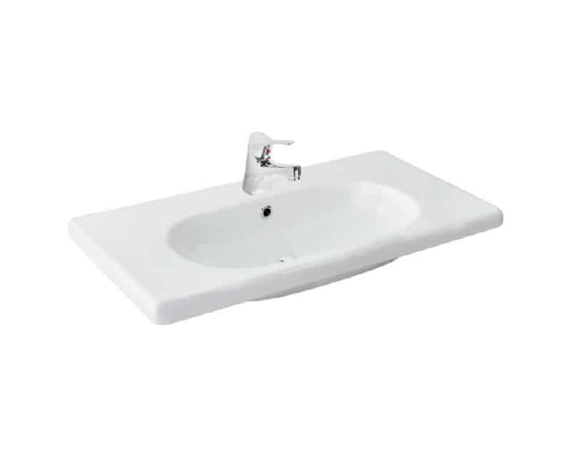 Güral Vit Rem Etajerli Lavabo(45x80)