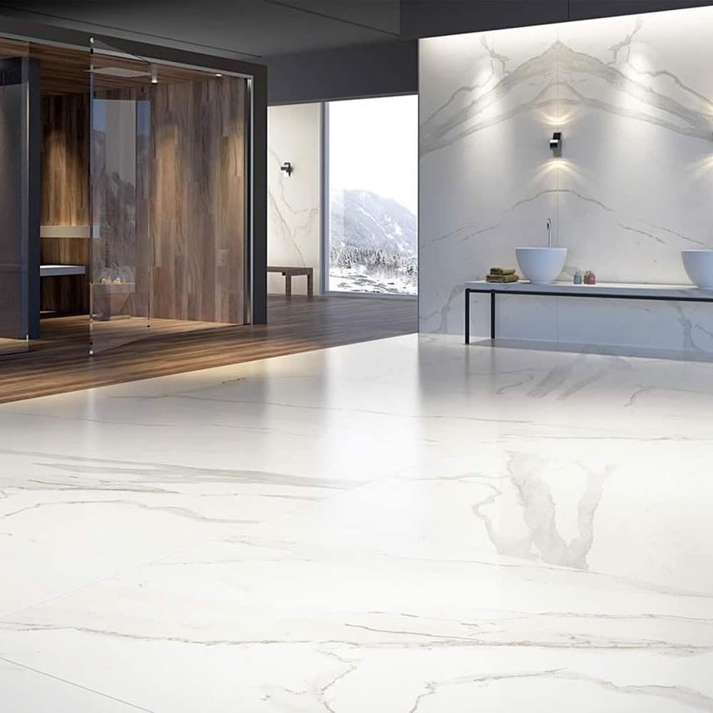 NG Kütahya Seramik Albatros Rektifiye Parlak Nano 120×240 cm