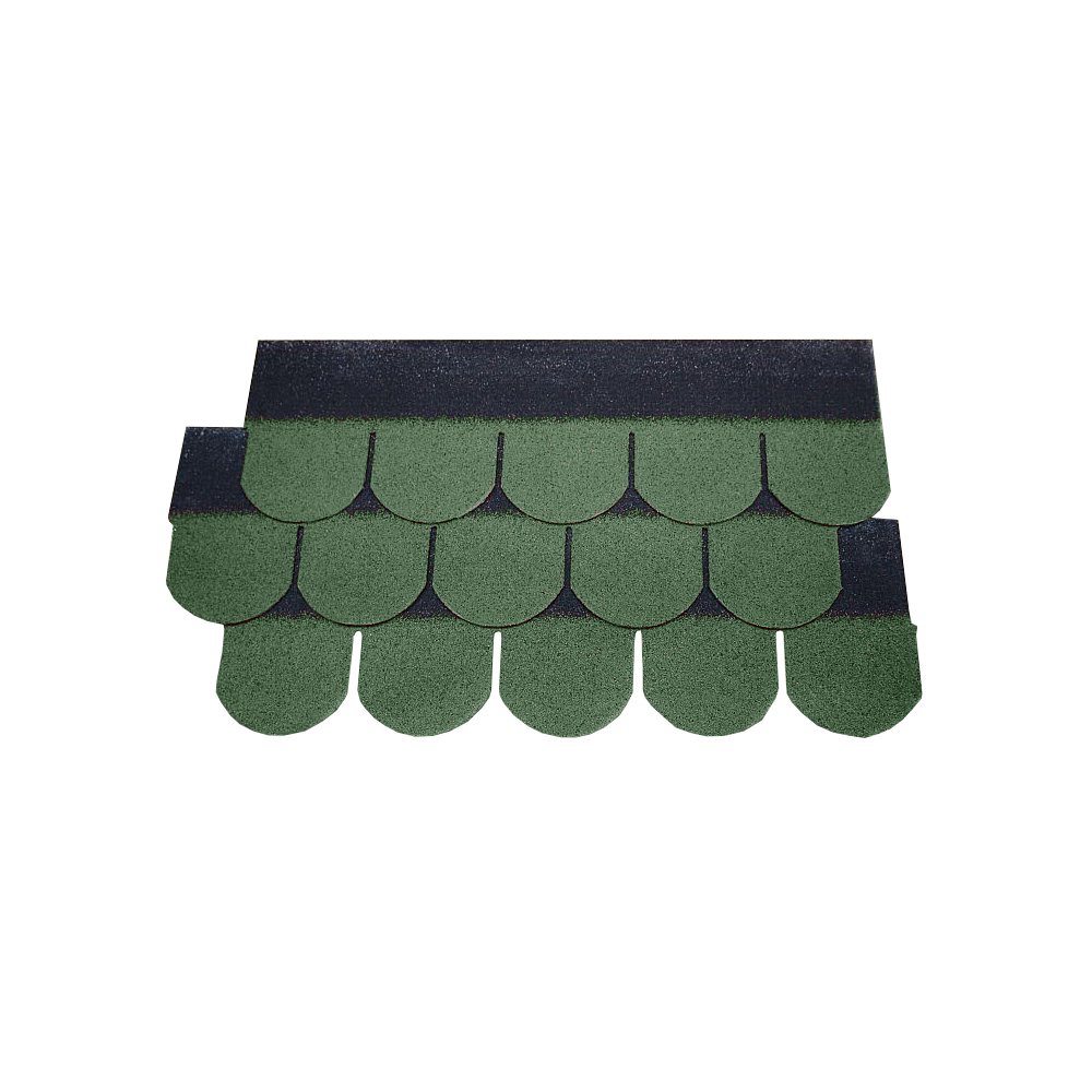 Sim Shingle Yuvarlak Pk-2.56m2 Yeşil