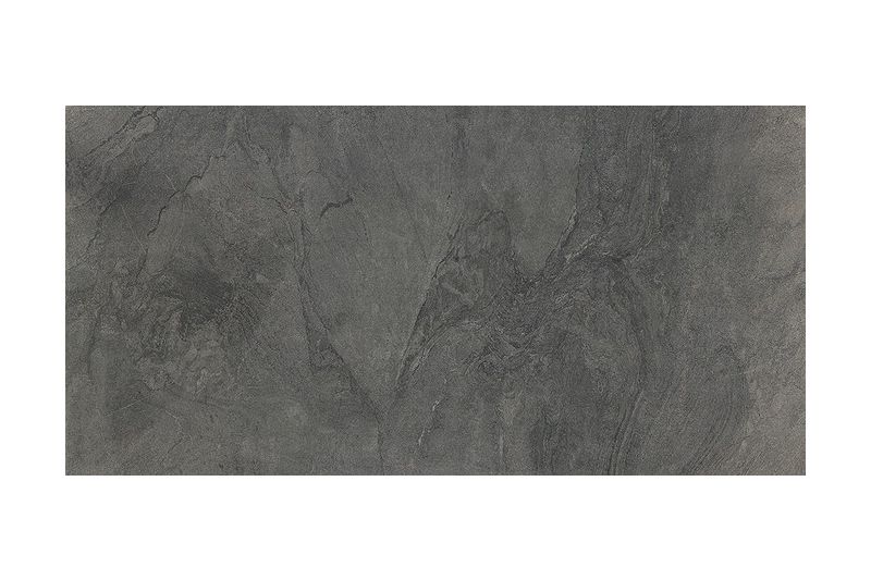 Kütahya Seramik Atlantis Antrasit Yarı Parlak Rektifiyeli Yer Duvar Seramiği 60x120