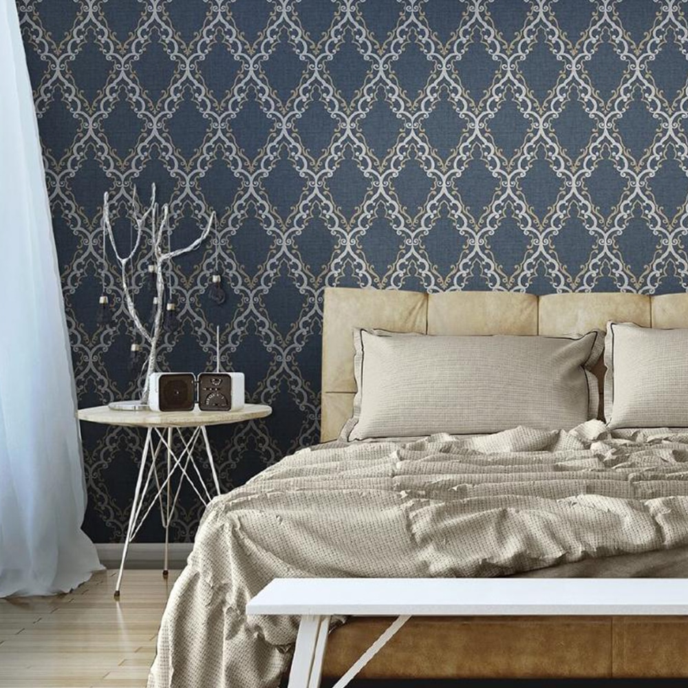 Adawall 1610 Serisi Klasik Elmas Desenli Duvar Kağıdı