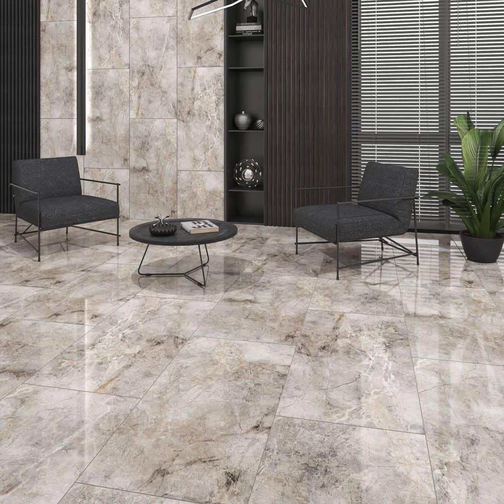 Qua 120×180 cm Martins Marble Light Parlak Granit Seramik