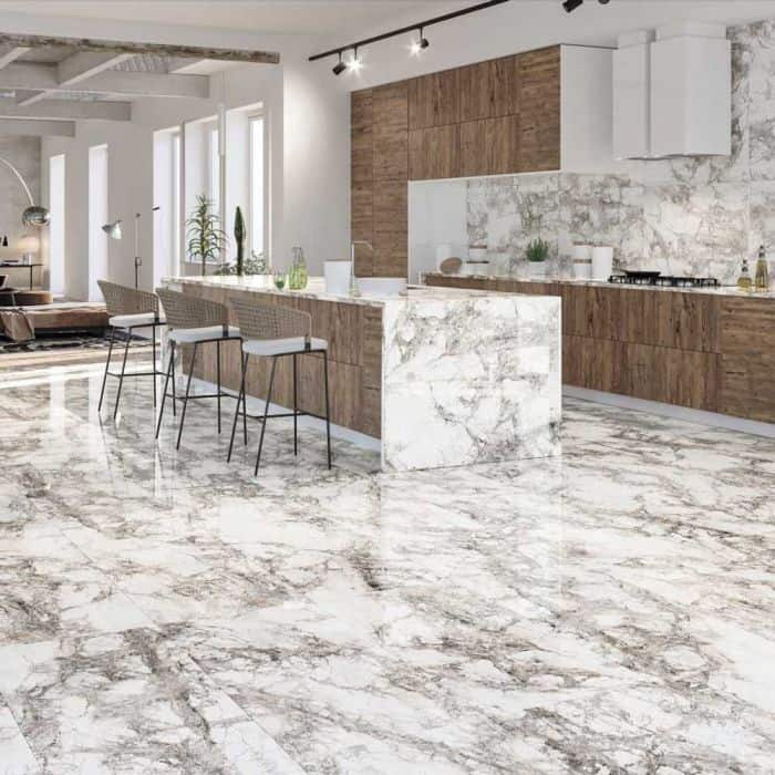 Qua 60×120 cm Arabescato Parlak Granit Seramik