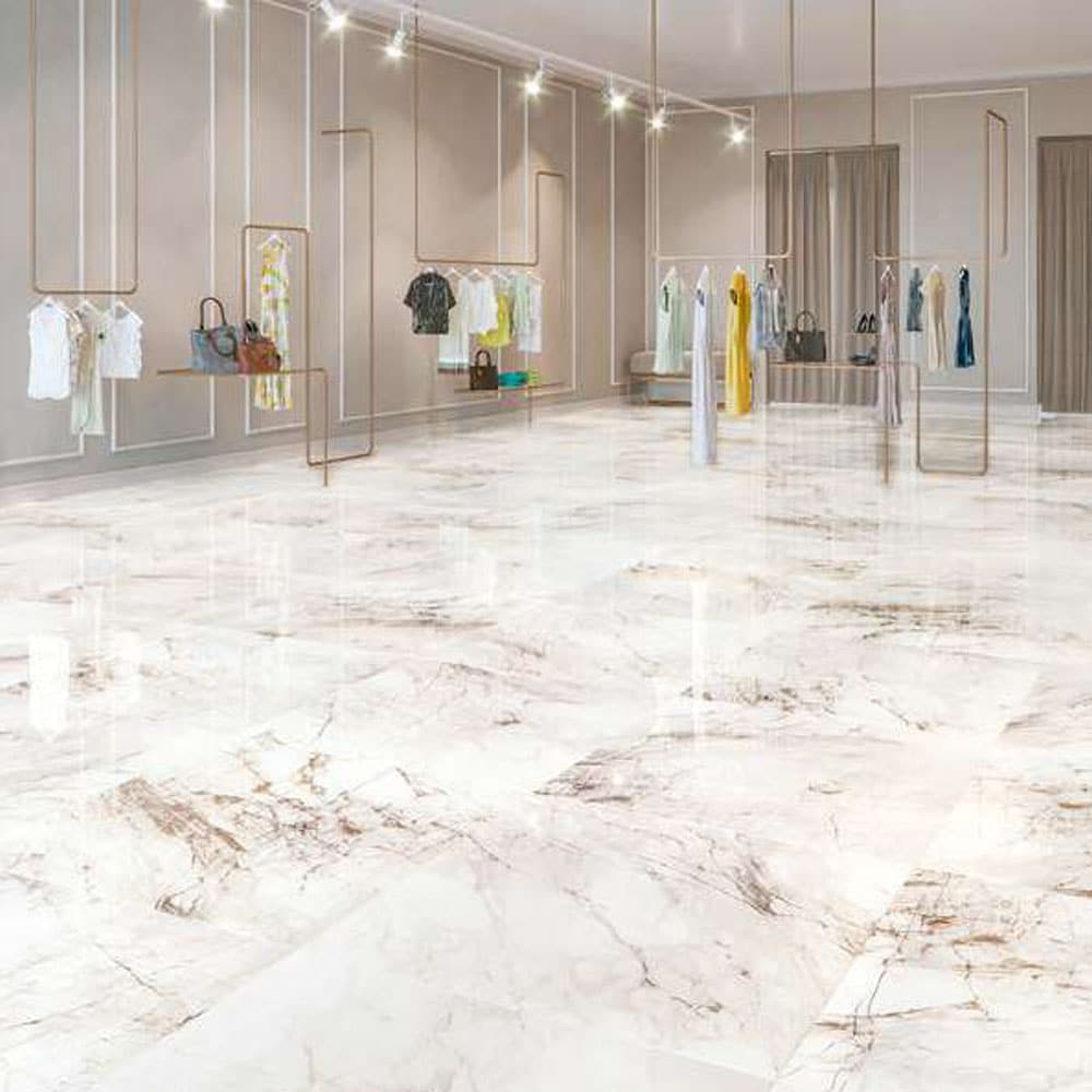 Qua 60×120 cm Calacatta Goldie Parlak Granit Seramik