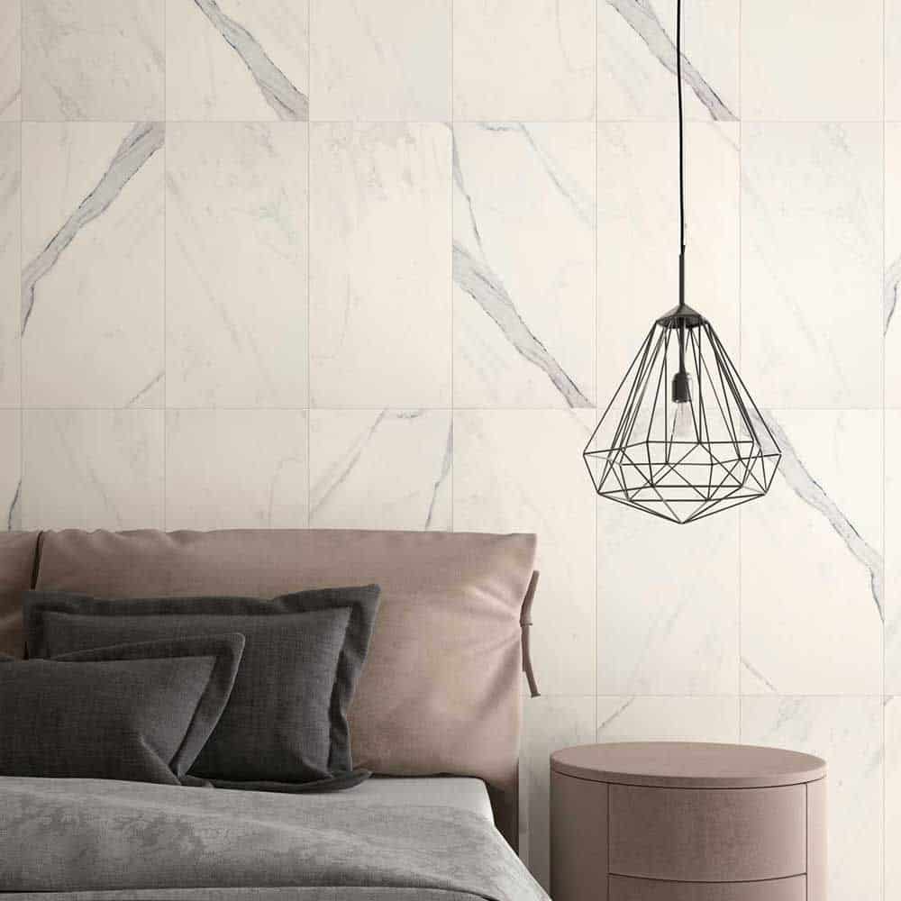 Qua 60×120 cm Calacatta Parlak Granit Seramik