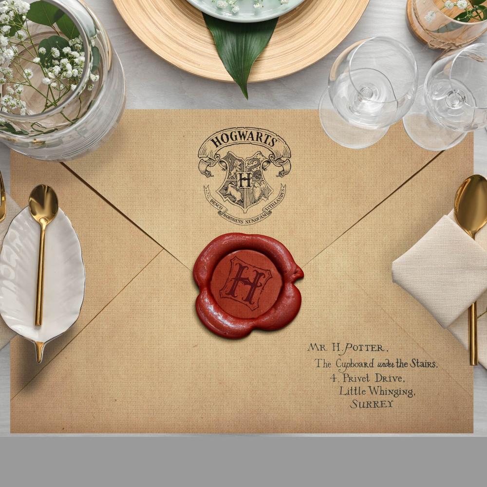 Harry Potter Letter Amerikan Servis 4'lü Set 35X50CM
