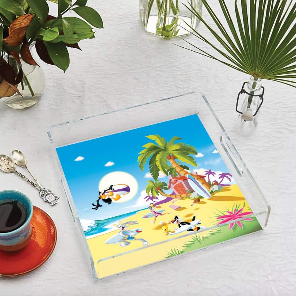 Looney Tunes Teams Pleksi Tepsi-25X25CM