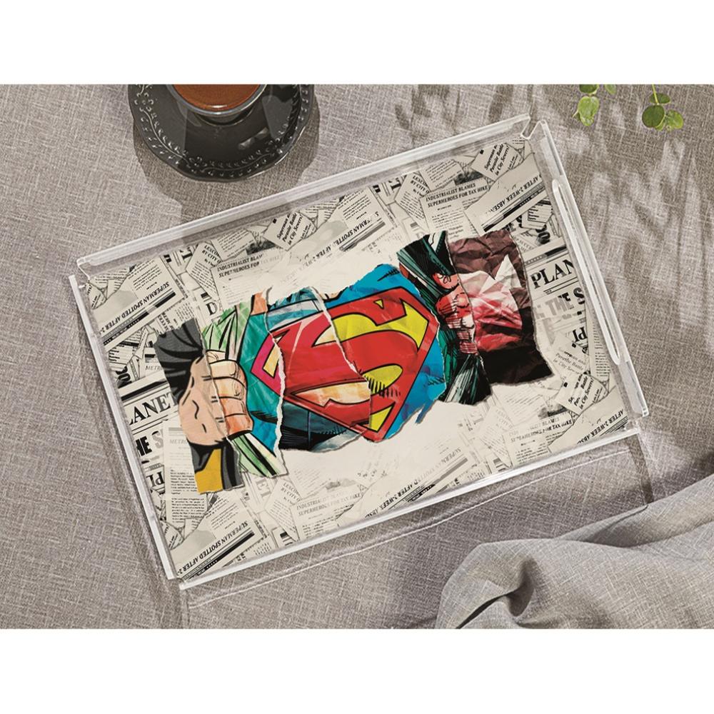 Superman Pleksi Tepsi - 40X24CM