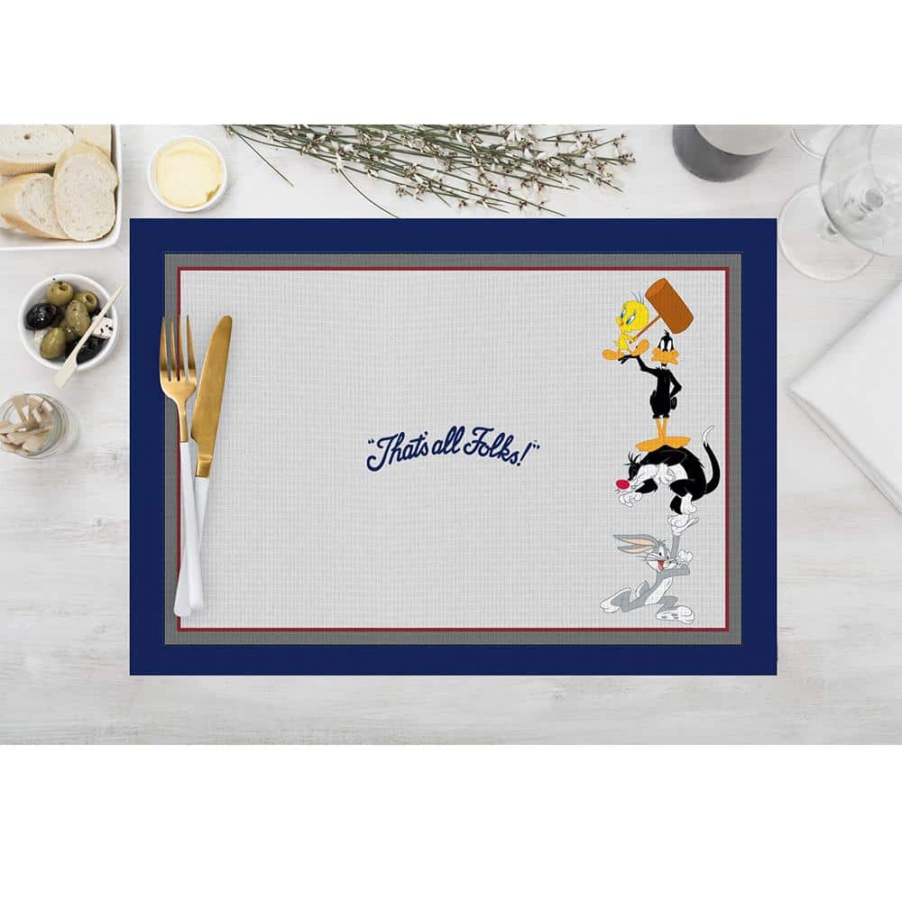 That's All Folks Kumaş Amerikan Servis 4'lü Set 35X50CM