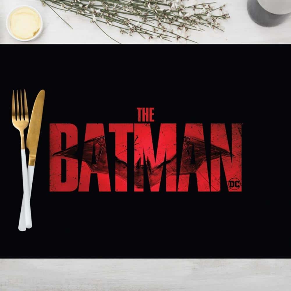 The Batman Black Amerikan Servis 4'lü Set 35X50CM
