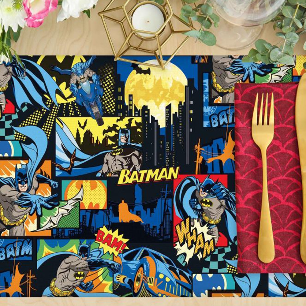 The Batman Kumaş Amerikan Servis 4’lü Set 35X50CM