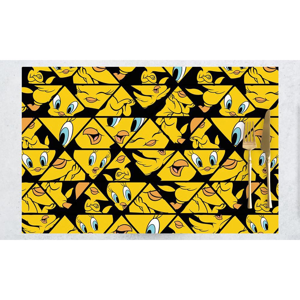 Tweety Face Kumaş Amerikan Servis 4'lü Set 35X50CM