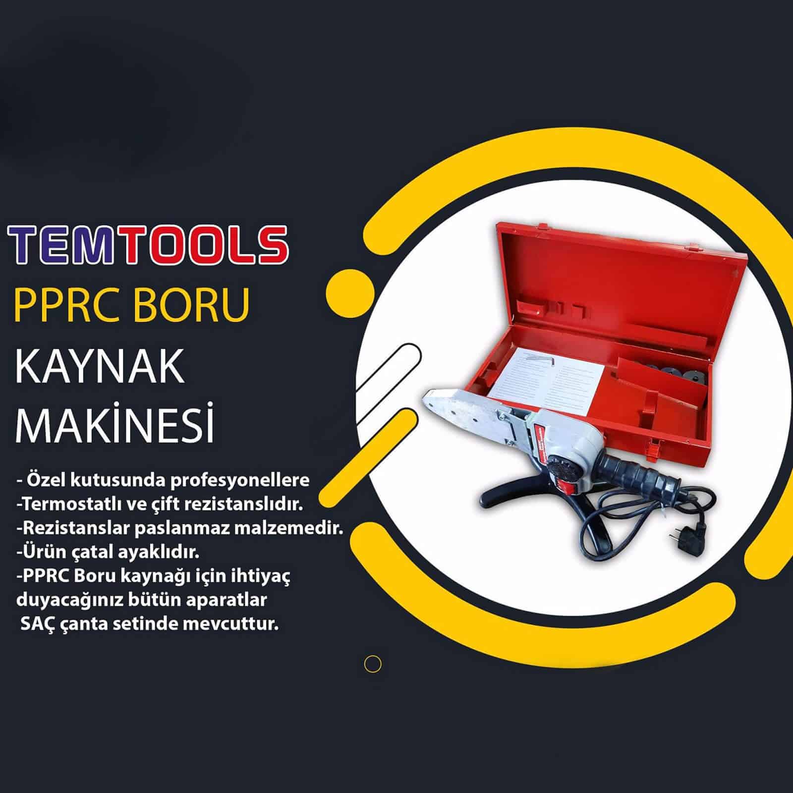 TEMTOOLS PPRC Boru Kaynak Makinesi TT1500