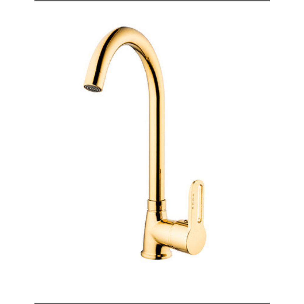 Kare İnci Gold Lavabo Bataryası
