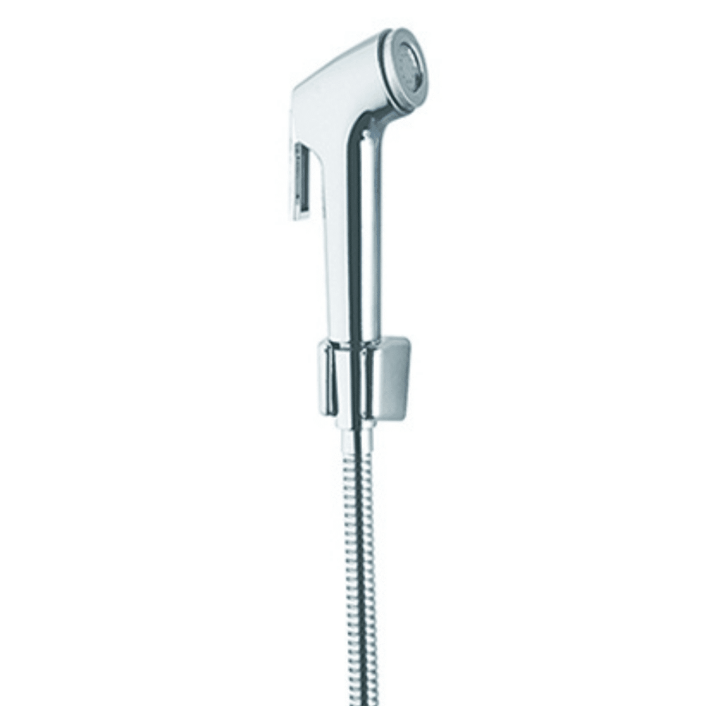 KARE TAHARETMATİK (Shut-Off) *ABS Başlık - 120 cm Çift Kenetli Kromajlı Hortum *ABS Askılık KDU11016