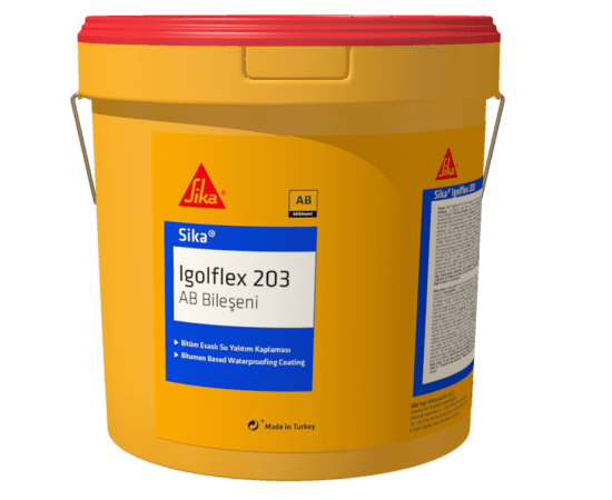Sika Igolflex-203 - İki Bileşenli, Çimento Ve Bitüm Kauçuk Esaslı Su Yalıtım Malzemesi
