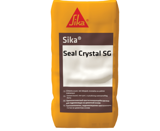 SikaSeal Crystal SG - Çimento Esaslı Tek Bileşenli, Kristalize Su Yalıtımı Ürünü