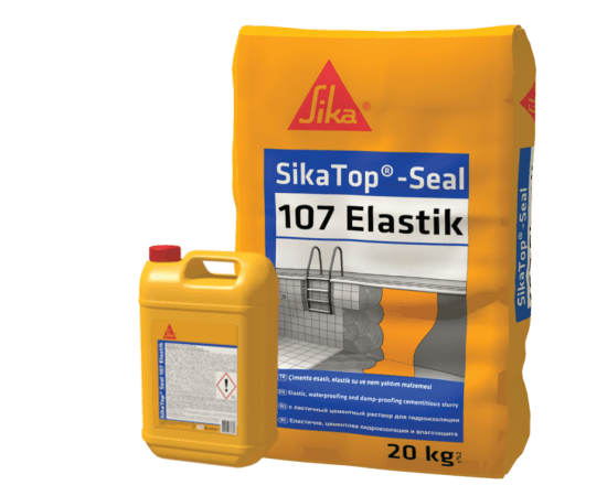 SikaTop Seal-107 Elastik Çimento Esaslı Su Yalıtım Malzemesi